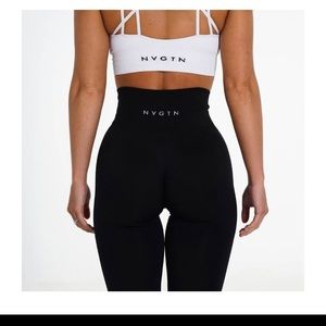 NVGTN Black Solid Seamless leggings